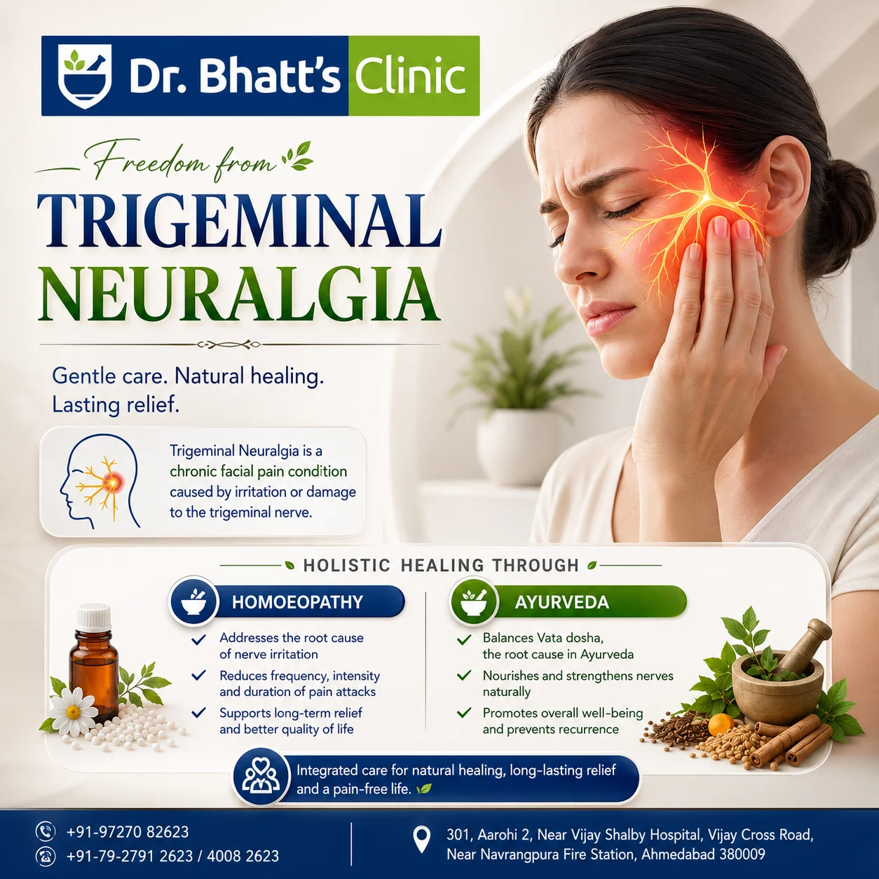 Trigeminal Neuralgia: Natural Relief Through Homoeopathy & Ayurveda